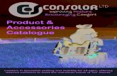 Product & Accessories Catalogue - Consolor · PDF fileProduct & Accessories Catalogue. ... scanning and a vacuum moulded bean bag. ... excellent pelvic control and positioning Lateral