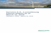 Senvion S.A., Luxembourg Interim Report as of March … · Senvion S.A., Interim Report March 31, 2018 5 1 Performance 6 a. Consolidated Income Statement 6 b. Segment Reporting 8