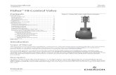 Fisher FB Control Valve - Emerson · Fisher™ FB Control Valve Contents Introduction ..... 1 Scope of Manual ... 7400 7460 7600 7900-----20 X 36 24 X 36 30 X 36 36 X 36 3848 3897