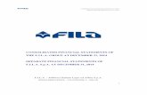 FILA Consolidated & Separate Financial Statements at Dec ... · Consolidated Financial Statements of the F.I.L.A. Group Separate Financial Statements of F.I.L.A. S.p.A. 1 CONSOLIDATED