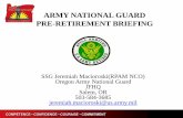 ARMY NATIONAL GUARD PRE-RETIREMENT BRIEFINGoregonmilitaryfamily.org/assets/orng-20-year-retirement-brief... · 26 may 2010 army national guard pre-retirement briefing ... 40-501,