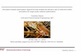 simulators for large-scale network optimization Carolina ... · simulators for large-scale network optimization Carolina Osorio ... How can complex stochastic simulation systems be