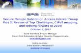 Secure Remote Substation Access Interest Group …smartgrid.epri.com/doc/Remote Substation Access Interest Group... · Secure Remote Substation Access Interest Group ... EPRI’s