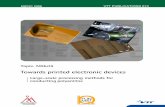 Towards printed electronic devices - vtt.fi · Referat Doktorsavhandlingen behandlar möjligheterna att använda elektriskt ledande ... (NAPA, NMP4-CT-2003-500120) and ¯bo Akademi