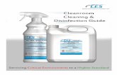 Cleaning and Disinfection Solutions · Cleaning and Disinfection Solutions ... available but the Primasol is supplied in a convenient “bench top” canister. ... pH (typical) 1.5-2.0,