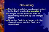 Grounding - steeverphysics.yolasite.comsteeverphysics.yolasite.com/resources/electrostatics_notes.pdf · Grounding ! Providing a path from a charged object to the Earth is called