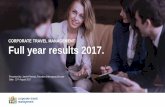 CORPORATE TRAVEL MANAGEMENT Full year … · 2017-08-21 · CTM is an award-winning provider of innovative and cost effective travel management solutions to the corporate market.