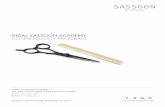 VIDAL SASSOON ACADEMY COSMETOLOGY …€¦ · This includes consultation, cut and color, finish and product recommendation. ... abc cutting and coloring hair the Sassoon way. Vidal