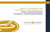 NON-HAZARDOUS STERILE PREPARATIONS - … · model standards for pharmacy compounding of non-hazardous sterile preparations national association of pharmacy regulatory authorities