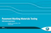 Pavement Marking Materials Testing - NZRFnzrf.co.nz/techdocs/conferencepapers2017/1400DominicIemmaCSIRO.pdf · Pavement Marking Materials Testing APAS Conforming Products SERVICES