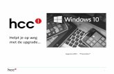 Helpt je op weg - Welkom bij HCC!ijssellandenijssellanden.hcc.nl/pdf-bestanden/windows-10-upgrade-hcc!.pdf · Belarc Advisor Het maakt een lijst van alle applicaties en vaak wordt
