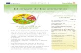 El origen de los alimentos - HealthyDS Website · 2 2 THE LOREM IPSUMS PRIMAVERA 2016 La mayoría de los alimentos que consumimos, proceden de la NATURALEZA . Los alimentos podemos