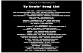 Ty Lewis Song List - amvlivemusic.com · ty lewis’ song list i see fire – ed sheeran (acoustic pop) aint no sunshine/billie jean – bill withers/michael jackson (soul/pop) closer
