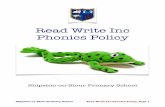 Read Write Inc Phonics Policyfluencycontent2-schoolwebsite.netdna-ssl.com/FileCluster/Shipston... · Read Write Inc Phonics Policy Shipston-on-Stour Primary School Shipston-on-Stour