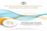 May WYNDHAM GRAND CLEARWATER BEACH - …amfdt.org/pdf/clearwater2018/Florida_LDA May 2018 Brochure.pdf · WYNDHAM GRAND CLEARWATER BEACH CLEARWATER, FLORIDA This activity is sponsored