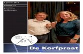 De Korfpraat - CKV Excelsior Delft 21 - 2018-01... · 6 januari 2018 doorlooplinks Programma Opstellingen De Korfpraat De Korfpraat is het wekelijkse mededelingenblad van C.K.V. Excelsior
