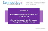 Connecticut Office of the Arts Arts Learning Grants · FY2018 COA Arts Learning Grants Program Guidelines, Page 3 The Connecticut Office of the Arts (COA) promotes teaching and learning