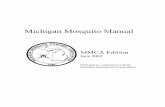 Michigan Mosquito Manual - msu.educrisp/documents/Michigan_Mosquito_Manual.pdf · Mary McCarry, Bay County Mosquito Control ... Mel Poplar, Michigan Department ... Michigan Mosquito