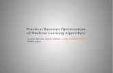 Practical Bayesian Optimization of Machine Learning Algorithmsbecs.aalto.fi/en/research/bayes/courses/4613/Vik_Kamath... · Practical Bayesian Optimization of Machine Learning Algorithms