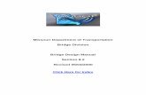 Bridge Hydraulic Guidelines - Missouri Department of ... 8.2.pdf · Bridge Manual Hydraulic Design – Section 8.2 Index Revised: November 1999 HD001 Page: I-1 8.2.1 Hydraulic Design