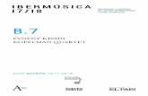 IBERMÚSICA I7/I8 - ibermusica.es · la Escuela de Música Gnessin para Niños Prodigio, con Anna Kantor, su única profesora. A los once, dio su primer recital en Moscú. En 1984,