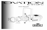Ovation E-910FC User Manual · The Ovation E-910FC User Manual Rev. 9 includes a description, safety precautions, and installation, programming, operation, and maintenance instructions