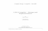 LXG Compiler – Design and Implementation · Compiler Design - Comp6421- Fall 2003 1 Concordia University, December 16, 2003 ... LXG Compiler - Design and Implementation by Emil