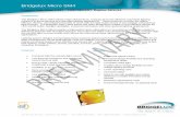 Bridgelux Micro SM4 - Digi-Key Sheets/Bridgelux PDFs... · Bridgelux Micro SM4 ... consumer luminaires and other general lighting applications. ... BXPX -56C0520-B-0000 5.9 6.5 7.1