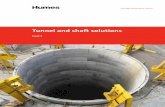 Tunnel and shaft solutions · 3-pin precast arches 19 Applications 19 ... • Utility tunnels • Traffic ... Humes offer segmental tunnel linings in partnership with Buchan Concrete