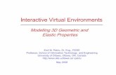 Interactive Virtual Environments - University of Ottawapetriu/unimi2008-part4-Model-3D... · Interactive Virtual Environments ... describing the model can be varied over a specified
