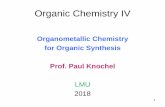 Organometallic Chemistry for Organic Synthesis Prof. … · classification according to starting materials direct synthesis via an oxidative addition and halogen-metal exchange. ...