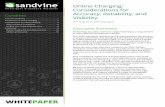 Online Charging: Considerations for Accuracy, Reliability ... · 2 Online Charging: Considerations for Accuracy, Reliability, and Visibility An Industry Whitepaper Introduction to