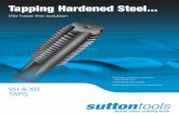 Tapping Hardened Steel - Amazon S3 M 16 x 2 95 32 - 12.0 9.0 12 5 14.1 T294 1600 T295 1600 2000 M 20 x 2.5 105 37 - 16.0 12.0 15 5 17.7 T294 2000 T295 2000 DIN 371 / DIN 376 0300 M