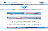 European inventory on validation of non-formal and ... · Validation aims to make non-formal and informal learning visible socially, in the labour market or in the education system,