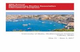 20th Annual Mediterranean Studies Association ... program.pdf · 20th Annual Mediterranean Studies Association International Congress University of Malta, Mediterranean Institute