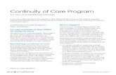Continuity of Care Program - Blue Shield of … of Care Program – Established members A continuity of care option is available for established members of Blue Shield of California