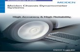 Meiden Chassis Dynamometer Systems · Meiden Chassis Dynamometer Systems assure high accuracy and high reliability. Meidensha’s chassis dynamometer provides customer high accurate