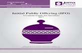 Initial Public Offering (IPO) - cdcpakistan.comcdcpakistan.com/wp-content/uploads/2018/05/IPO_Booklet.pdf · Securities and Exchange Commission of Pakistan Initial Public Offering