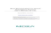 Moxa Managed Ethernet Switch Redundancy Protocol · PDF fileMoxa Managed Ethernet Switch Redundancy Protocol ... Moxa Managed Ethernet Switch Redundancy Protocol User’s Manual ...