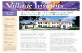 Village Insights - Carleton-Willard Village · The Newsletter of Carleton-Willard Village {page 2} ... A Matter of Taste ... and when and where you want to eat,” says Cherie. “I’ve