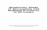Diagnostic Study of Accounting and Auditing Practices in ... · of Accounting and Auditing Practices in Sri ... Diagnostic Study of Accounting and ... Accounting System CIMA Chartered