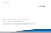 Clearly better virtualization with Citrix XenServer - … · White paper Clearly better virtualization with Citrix XenServer ™ Citrix XenApp™ customers can achieve server consolidation,