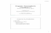 Organic Atmospheric Chemistry I - CIREScires.colorado.edu/jimenez/CHEM-5152/Lect/3_Organic.pdf · Organic Atmospheric Chemistry I Methane (& Greenhouse effect) CHEM-5152 Advanced
