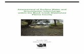 Assessment of Surface Water and Groundwater Interchange ... · Groundwater Interchange within the Muck Creek Watershed Pierce County December 2001 ... Assessment of Surface Water