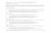Appendix 22: Elementary Analytic Writing Rubric - 2002 · 2009-03-02 · Appendix 22: Elementary Analytic Writing Rubric ... • The writing demonstrates a clear and effective arrangement