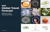 2018 Global Travel Forecast - Carlson Wagonlit Travel · 2018 Global Travel Forecast Global air, hotel, and ground prices Published July 2017. W elcome to our fourth annual Global