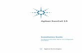 Agilent SureCall 3 · Agilent SureCall 3.5 Installation Guide For Research Use Only. Not for use in diagnostic ... in future editions. Further, to the max-imum extent permitted by