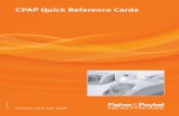 CPAP Quick Reference Cards - Meena Medicalmeenamedical.com/uploads/Manuals/SleepApnea/CPAP Quick Referen… · CPAP Quick Reference Cards 185045449 RevA Contact: 1800 446 3908. ...