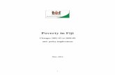 Poverty in Fiji - - ResearchOnline@JCU · the first substantial analysis of poverty in Fiji since the 1997 Fiji ... 5 World Bank (2011) “Poverty ... discussion of the relative merits