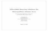 Affordable Housing Solutions for Metropolitan … · The Scope of Affordable Housing Problem in Metropolitan 2 Atlanta Area. Steven Simms 3. Regulatory Barriers to Affordable Housing.